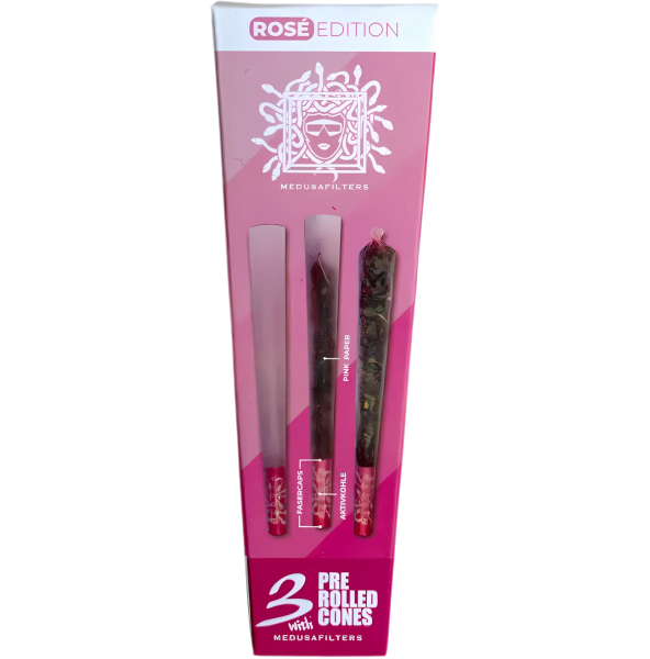 MedusaFilters - Pre-Rolled Cones ROSÉ Edition (3 Stück)